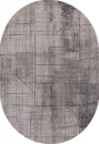 Российский овальный ковёр O2131 995 GREY / GREY