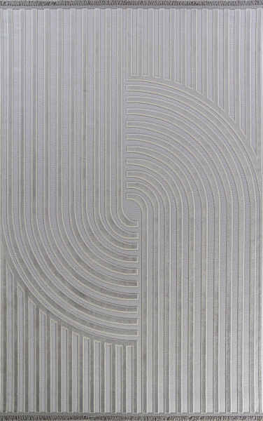 Российский прямоугольный ковёр O2654 995 GREY / GREY