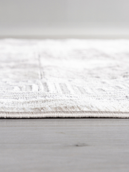 Российский прямоугольный ковёр P0411 L.GRAY / PLY A.GRI COKME