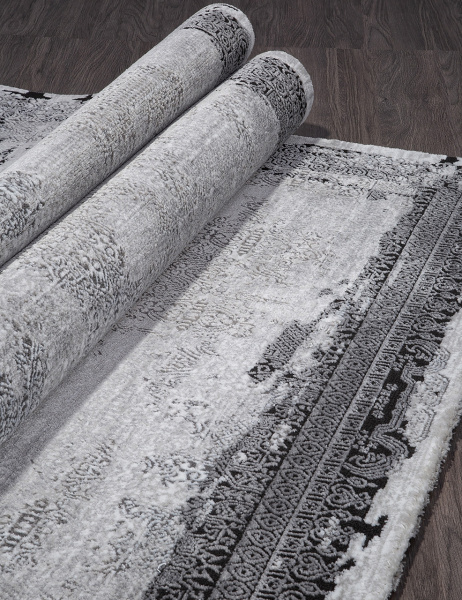 Российский прямоугольный ковёр PN003G GREY / GREY