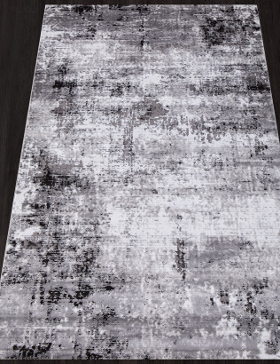 Российский прямоугольный ковёр PN008G GREY / GREY