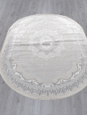 Российский овальный ковёр Q010A CREAM SHRINK / GREY FDY