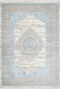 Российский прямоугольный ковёр Q012A BLUE FDY / CREAM SHRINK
