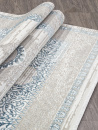 Российский прямоугольный ковёр Q012A BLUE FDY / CREAM SHRINK