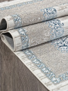 Российский прямоугольный ковёр Q012A BLUE FDY / CREAM SHRINK