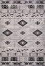 Российский прямоугольный ковёр QP002 WHITE / D.GRAY