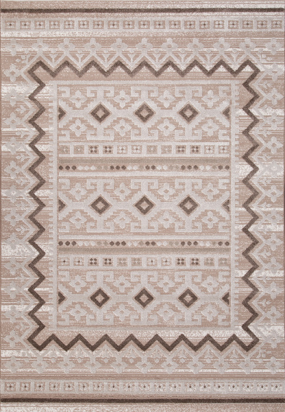 Российский прямоугольный ковёр QP014 WHITE / WHITE