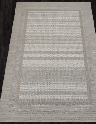 Российский прямоугольный ковёр S117 CREAM-BEIGE