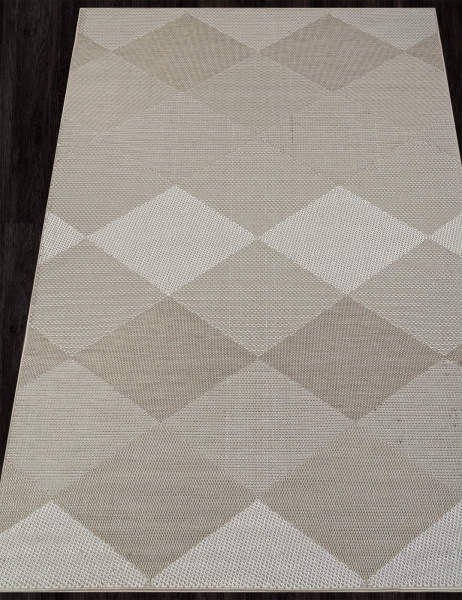 Российский прямоугольный ковёр S118 CREAM-BEIGE