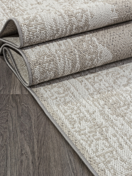 Российский прямоугольный ковёр s129 BEIGE
