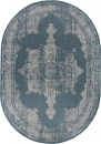 Российский овальный ковёр s129 BLUE