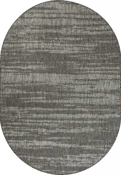 Российский овальный ковёр S143 GRAY