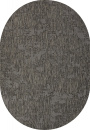 Российский овальный ковёр S144 BLACK-GRAY