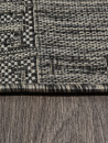 Российский овальный ковёр S144 BLACK-GRAY