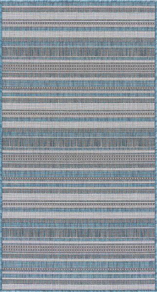Российский прямоугольный ковёр S146 BLUE