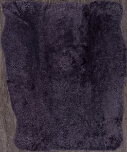 Российский прямоугольный ковёр Sheepskin 150x190 сиреневый