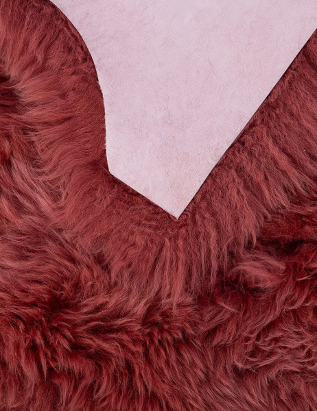 Российский прямоугольный ковёр Sheepskin 55x95 коралловый