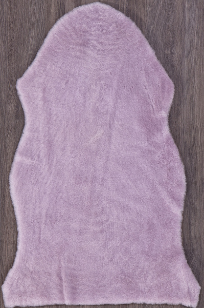 Российский прямоугольный ковёр Sheepskin 55x95 сиреневый