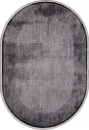 Российский овальный ковёр SI003G GREY / GREY