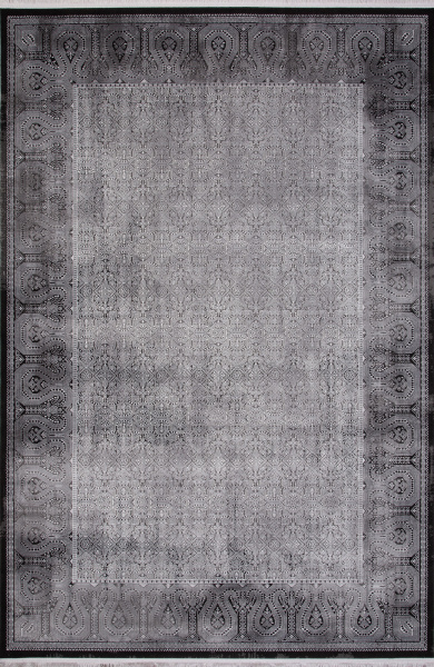 Российский прямоугольный ковёр SI003G GREY / GREY