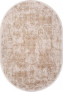Российский овальный ковёр SI023B BROWN / BROWN
