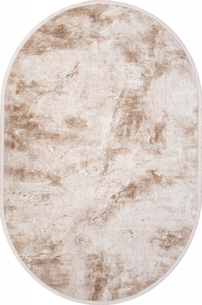 Российский овальный ковёр SI025B BROWN / BROWN