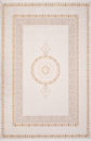 Российский прямоугольный ковёр SI026A BROWN / BROWN