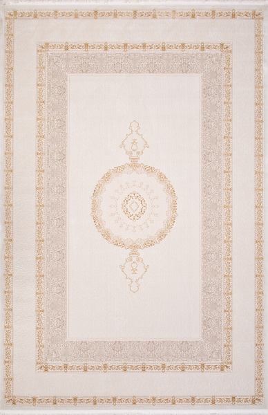 Российский прямоугольный ковёр SI026A BROWN / BROWN