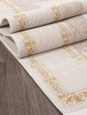 Российский прямоугольный ковёр SI026A BROWN / BROWN