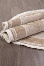 Российский овальный ковёр SI030B BROWN / BROWN