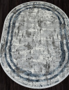 Российский овальный ковёр SI053G GREY / GREY
