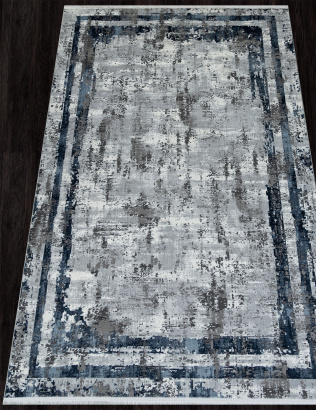 Российский прямоугольный ковёр SI053G GREY / GREY