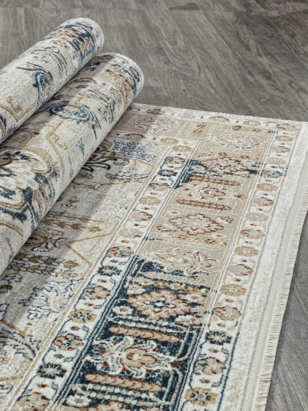 Российский прямоугольный ковёр SI061M MULTI / BROWN