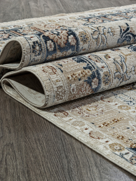 Российский прямоугольный ковёр SI061M MULTI / BROWN