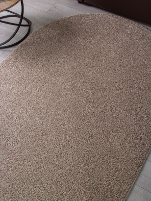 Российский овальный ковёр t600 BEIGE 6