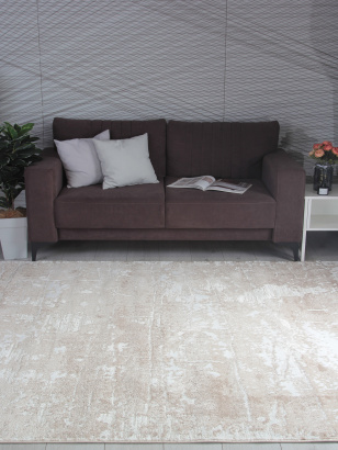 Российский прямоугольный ковёр F174 LIGHT BEIGE