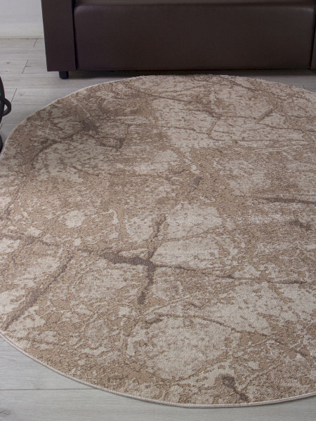 Российский овальный ковёр F175 BEIGE