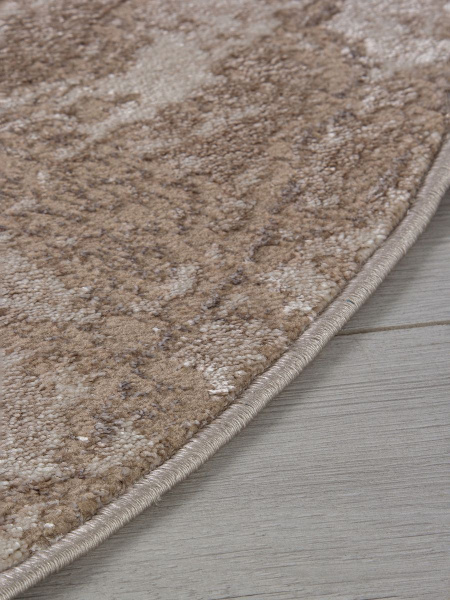 Российский овальный ковёр F175 BEIGE