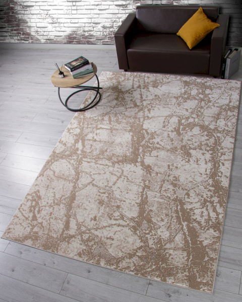 Российский прямоугольный ковёр F175 BEIGE