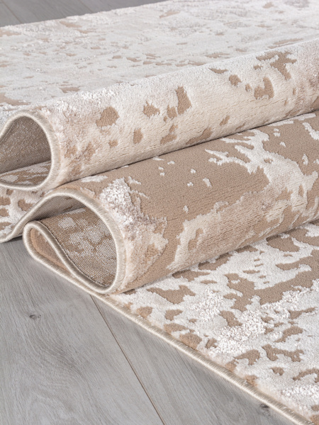 Российский прямоугольный ковёр F417 BEIGE