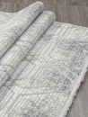 Турецкий прямоугольный ковёр 22366A GREY / L.GREY
