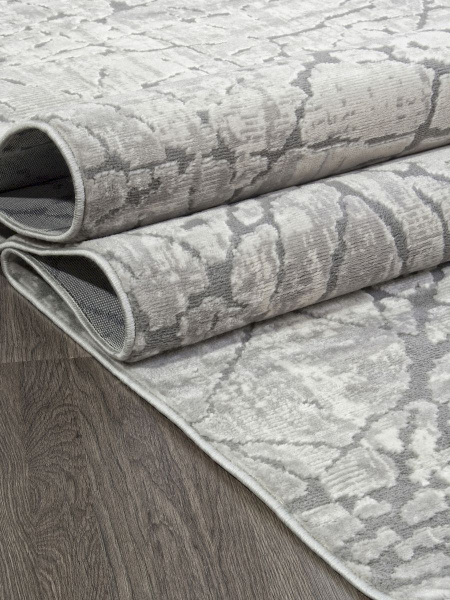 Ковровая дорожка 22366A GREY SHR / L.GREY ALANYA
