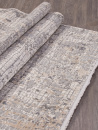 Турецкий прямоугольный ковёр 23539A GREY SHR / WHITE