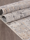 Турецкий прямоугольный ковёр 23539A GREY SHR / WHITE