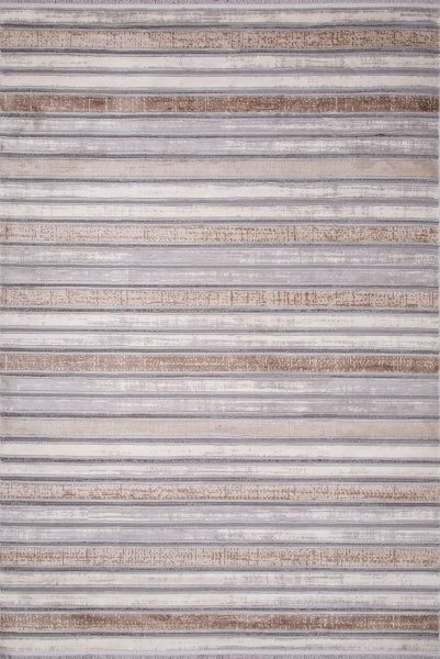 Турецкий прямоугольный ковёр 23903A L.GREY / BROWN
