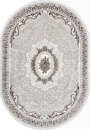Турецкий овальный ковёр Q010A BROWN FDY/CREAM SHRINK