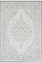 Турецкий прямоугольный ковёр Q011A GREY FDY / CREAM SHRINK