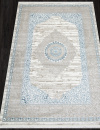 Турецкий прямоугольный ковёр Q012A BLUE FDY / CREAM SHRINK