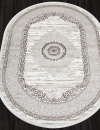 Турецкий овальный ковёр Q012A BROWN FDY/CREAM SHRINK