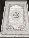 Турецкий прямоугольный ковёр Q012A BROWN FDY/CREAM SHRINK